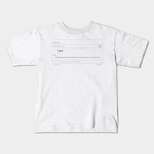 Define T-shirt Kids T-Shirt